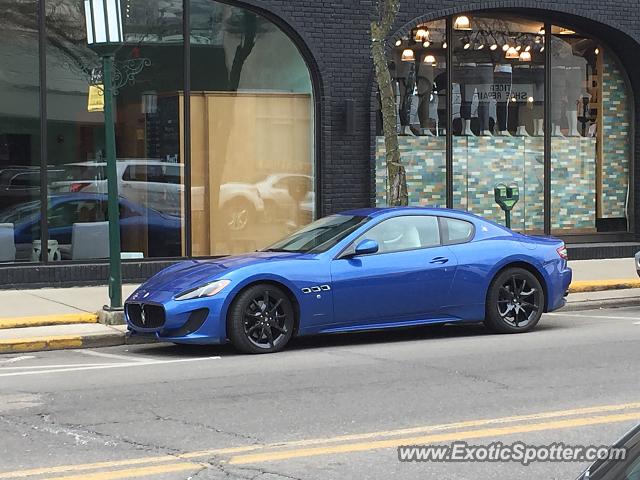 Maserati GranTurismo spotted in Birmingham, Michigan