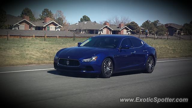 Maserati Ghibli spotted in Highlands Ranch, Colorado