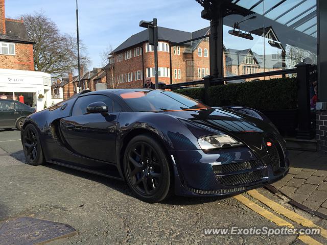 Bugatti Veyron spotted in Hale, Altrincham, United Kingdom