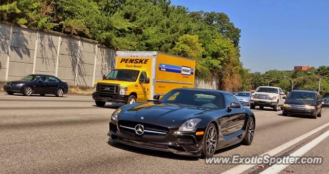 Mercedes SLS AMG spotted in Atlanta, Georgia