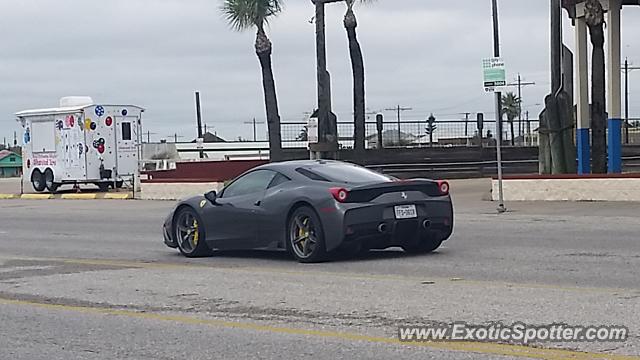 Ferrari 458 Italia spotted in Galveston, Texas