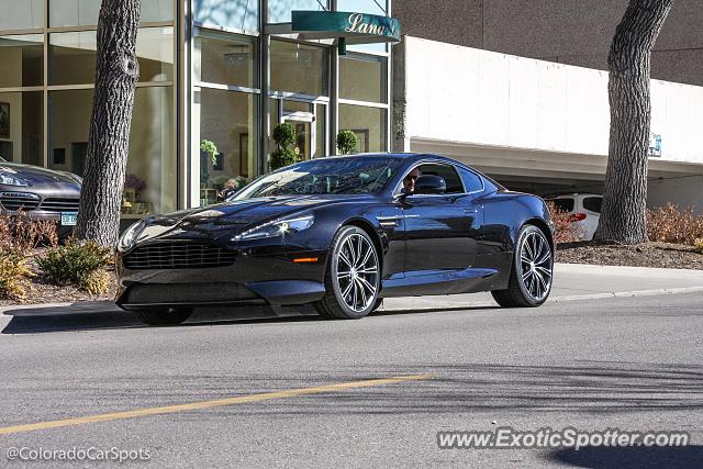 Aston Martin Virage spotted in Denver, Colorado