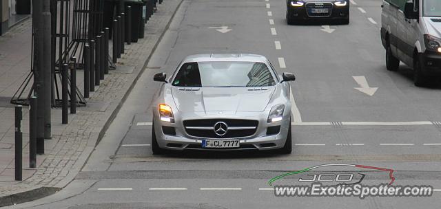 Mercedes SLS AMG spotted in Frankfurt, Germany