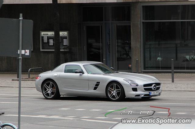 Mercedes SLS AMG spotted in Frankfurt, Germany