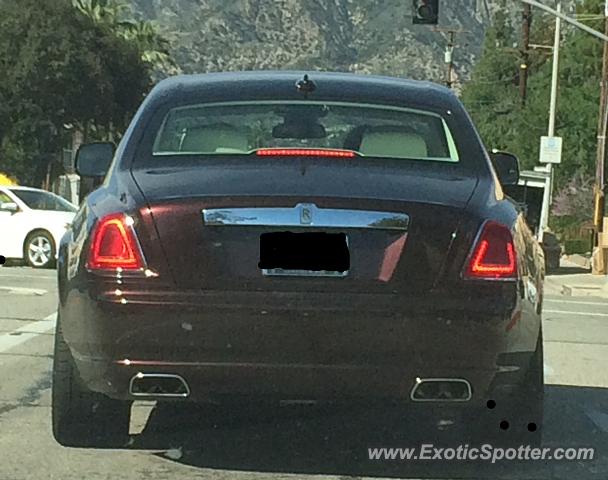 Rolls-Royce Ghost spotted in La crescenta, California