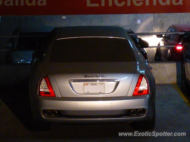 Maserati Quattroporte spotted in Lima, Peru