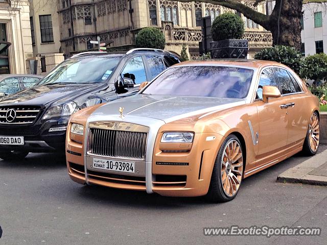 Rolls-Royce Ghost spotted in London, United Kingdom