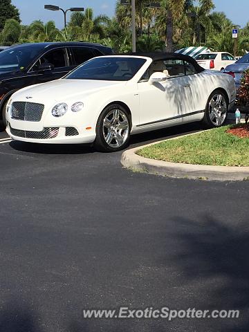 Bentley Continental spotted in Wellington, Florida