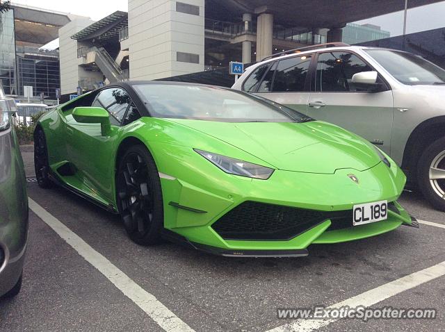 Lamborghini Huracan spotted in Hong Kong, China