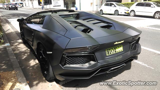 Lamborghini Aventador spotted in Sydney, NSW, Australia