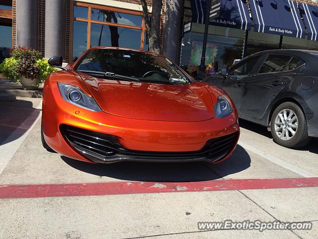 Mclaren MP4-12C spotted in Fort Worth, Texas