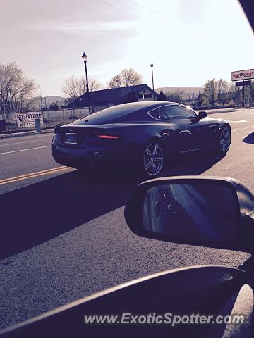 Aston Martin DB9 spotted in Riverton, Utah