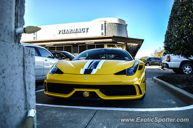 Ferrari 458 Italia spotted in Dallas, Texas