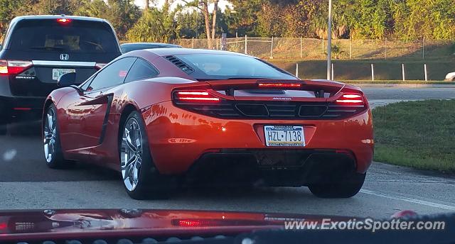 Mclaren MP4-12C spotted in Orlando, Florida