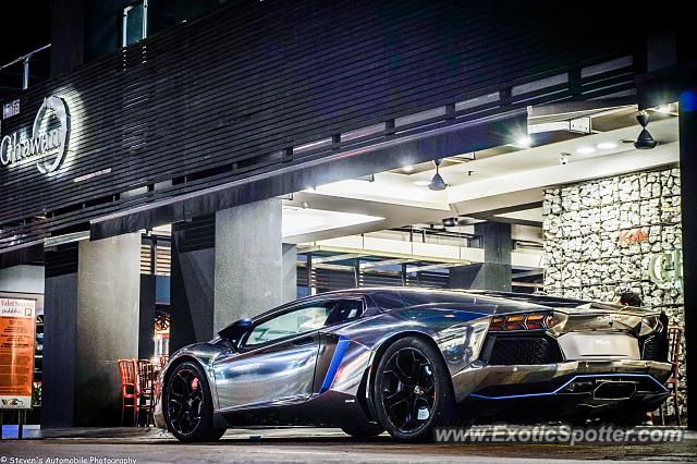 Lamborghini Aventador spotted in Kuala Lumpur, Malaysia