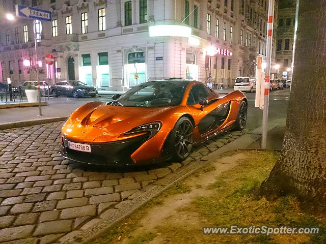 Mclaren P1 spotted in Vienna, Austria