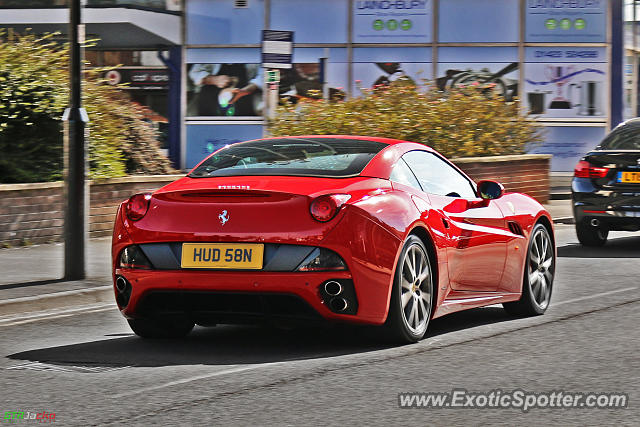 Ferrari California spotted in Harrogate, United Kingdom