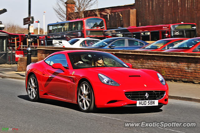 Ferrari California spotted in Harrogate, United Kingdom