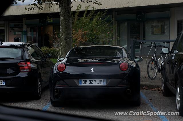 Ferrari California spotted in Annecy, France