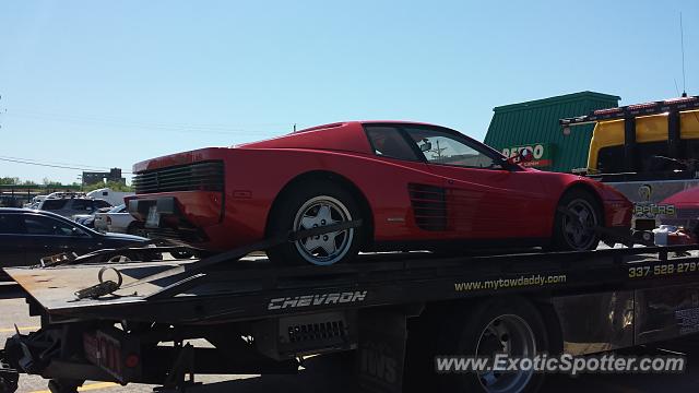 Ferrari Testarossa spotted in Beaumont, Texas