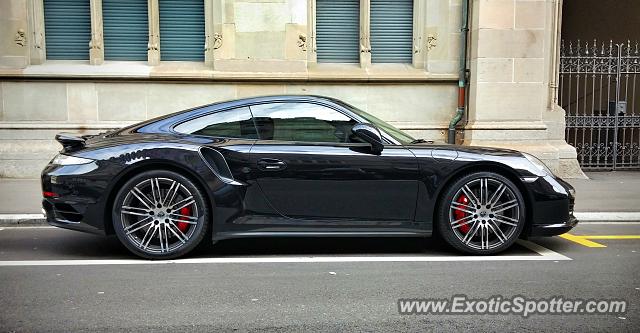 Porsche 911 Turbo spotted in Zurich, Switzerland