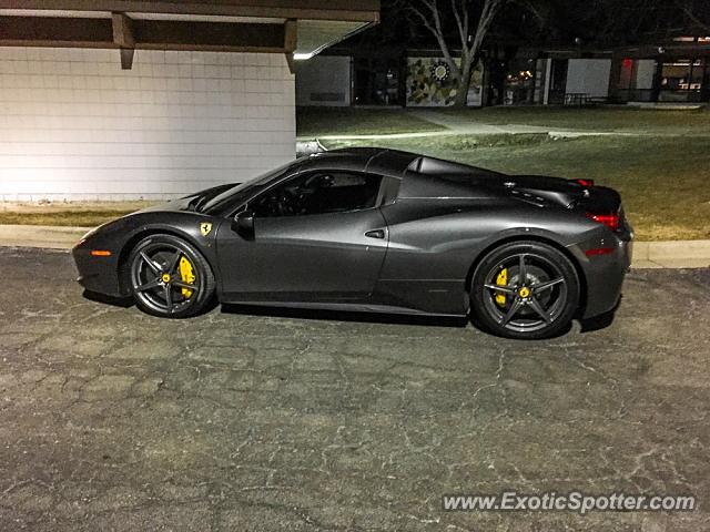 Ferrari 458 Italia spotted in Ann Arbor, Michigan
