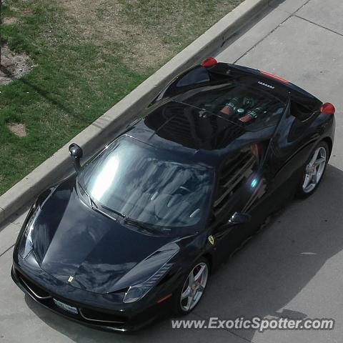 Ferrari 458 Italia spotted in Toronto, Canada