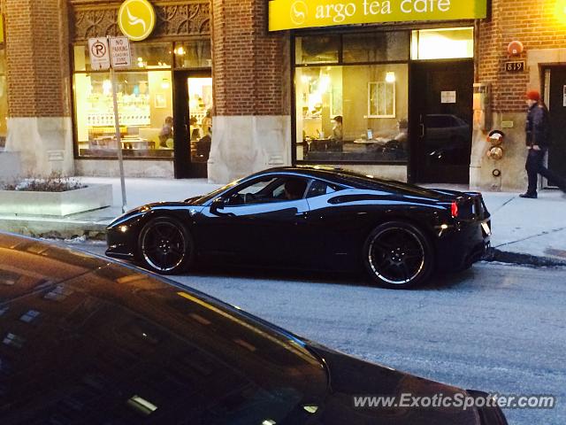 Ferrari 458 Italia spotted in Chicago, Illinois