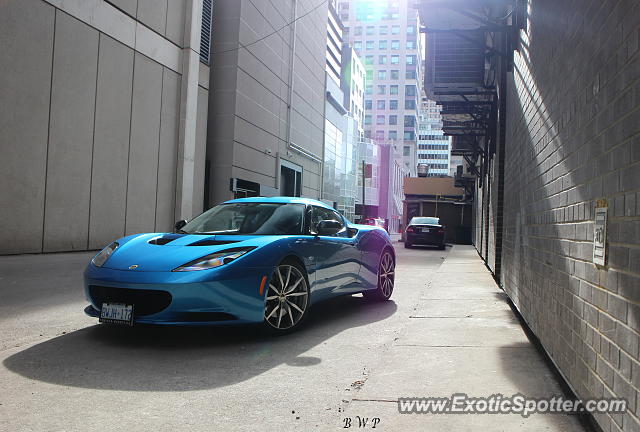 Lotus Evora spotted in Toronto, Canada