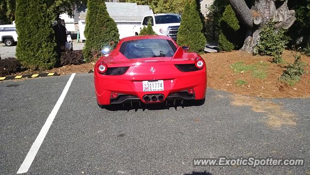 Ferrari 458 Italia spotted in Bel Air, Maryland