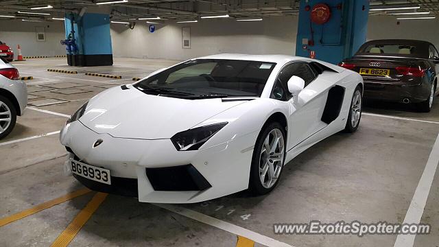 Lamborghini Aventador spotted in Hong Kong, China