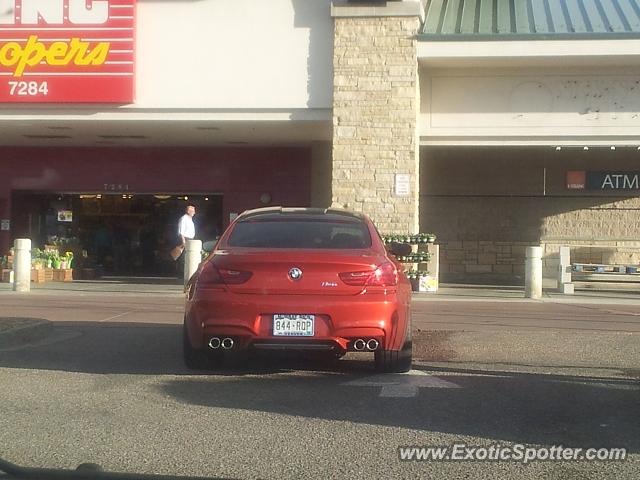 BMW M6 spotted in Castle Pines, Colorado