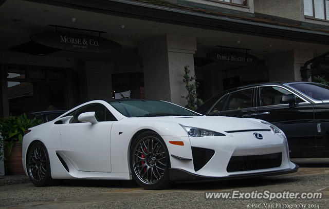 Lexus LFA spotted in Pebble Beach, California