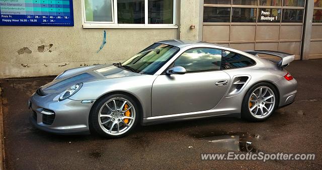 Porsche 911 GT2 spotted in Zurich, Switzerland