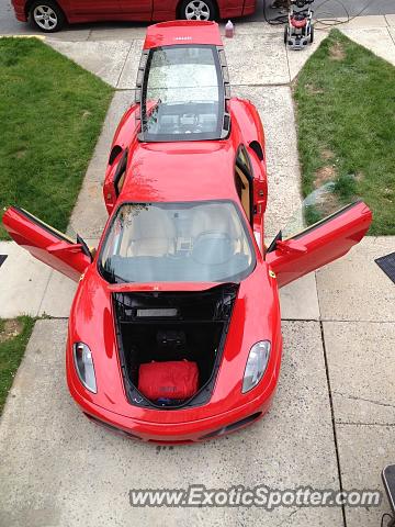 Ferrari F430 spotted in Potomac, Maryland