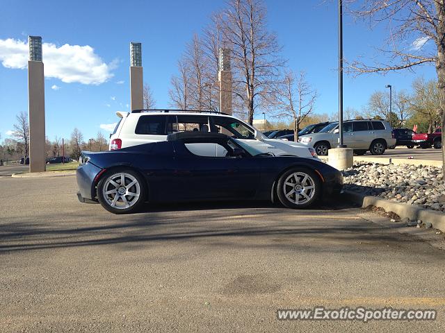 Tesla Roadster spotted in Greenwood V, Colorado