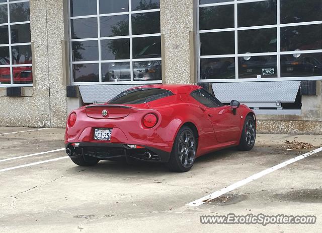 Alfa Romeo 4C spotted in Carrollton, Texas