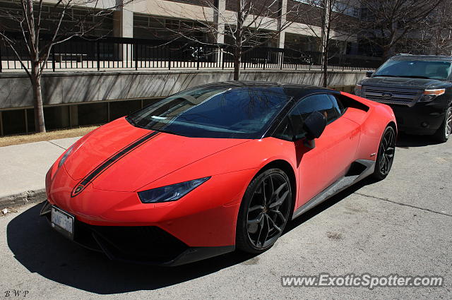 Lamborghini Huracan spotted in Toronto, Canada