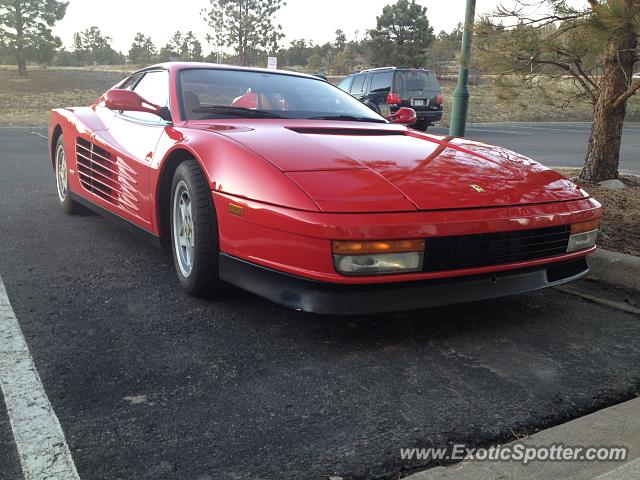 Ferrari Testarossa spotted in Castle Pines, Colorado