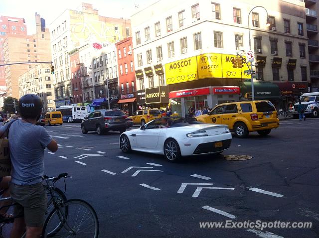 Aston Martin Vantage spotted in Manhattan, New York