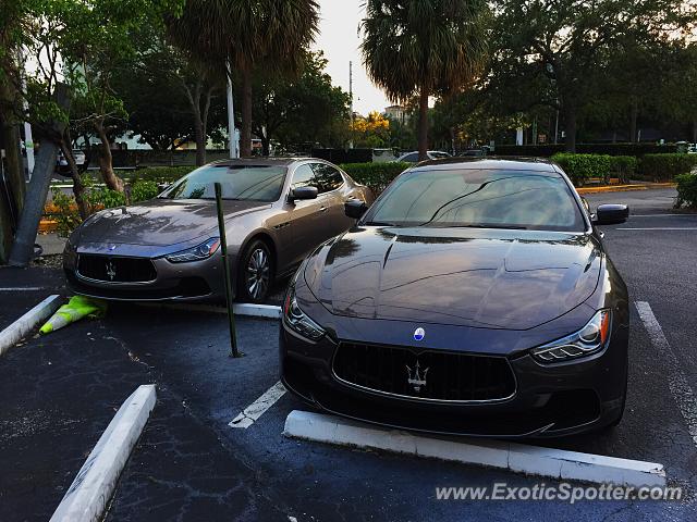 Maserati Ghibli spotted in Fort Lauderdale, Florida