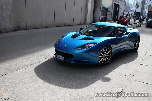 Lotus Evora spotted in Toronto, Canada