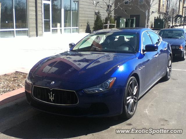 Maserati Ghibli spotted in East Lansing, Michigan