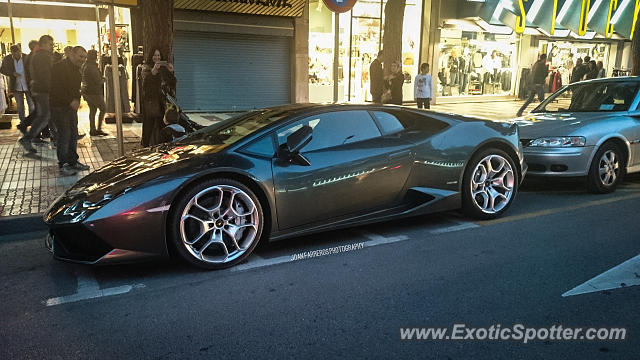 Lamborghini Huracan spotted in Platja d'Aro, Spain