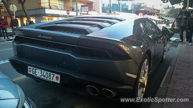 Lamborghini Huracan spotted in Platja d'Aro, Spain