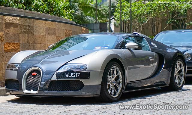 Bugatti Veyron spotted in Kuala Lumpur, Malaysia