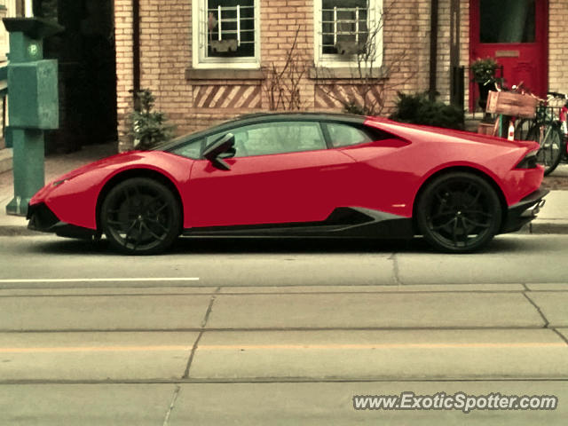 Lamborghini Huracan spotted in Toronto, ON, Canada