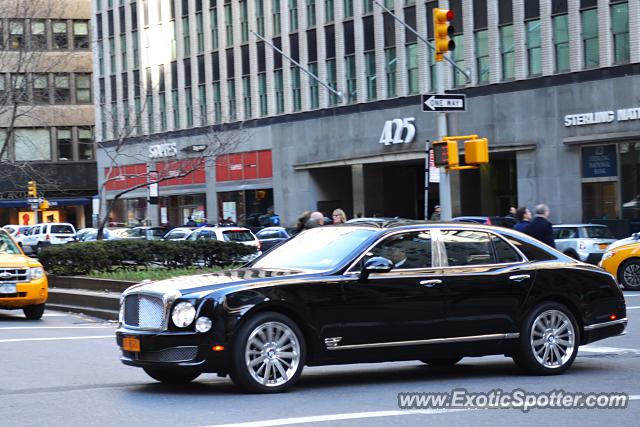 Bentley Mulsanne spotted in New York, New York