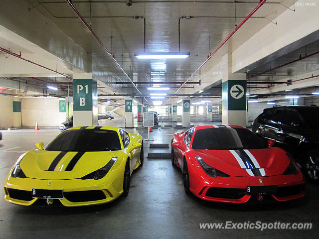 Ferrari 458 Italia spotted in Jakarta, Indonesia