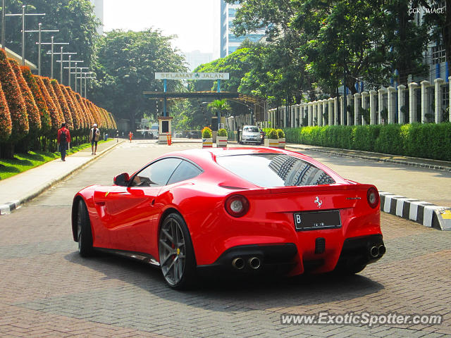 Ferrari F12 spotted in Jakarta, Indonesia